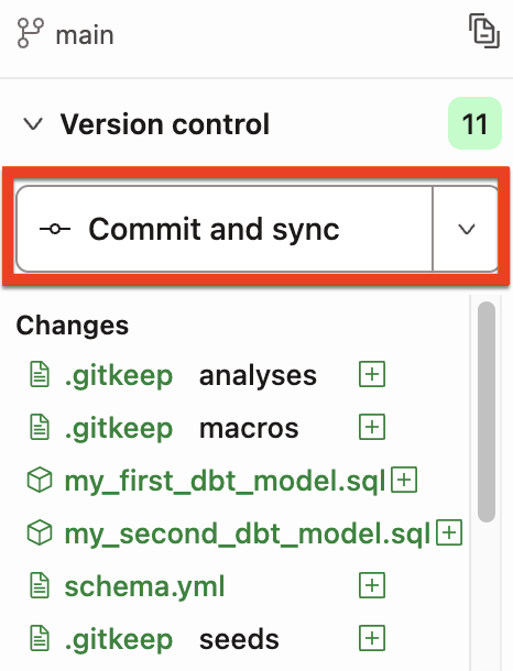 First commit and push